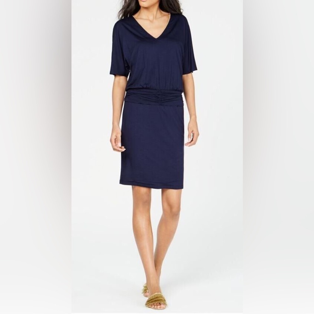 Trina Turk Deep Blue Midi Dress